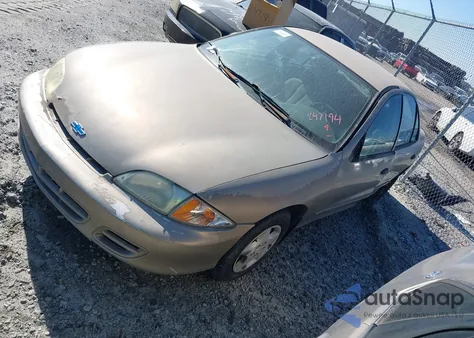 2002 Chevrolet Cavalier from USA, damaged, VIN 1G1JC524627247194